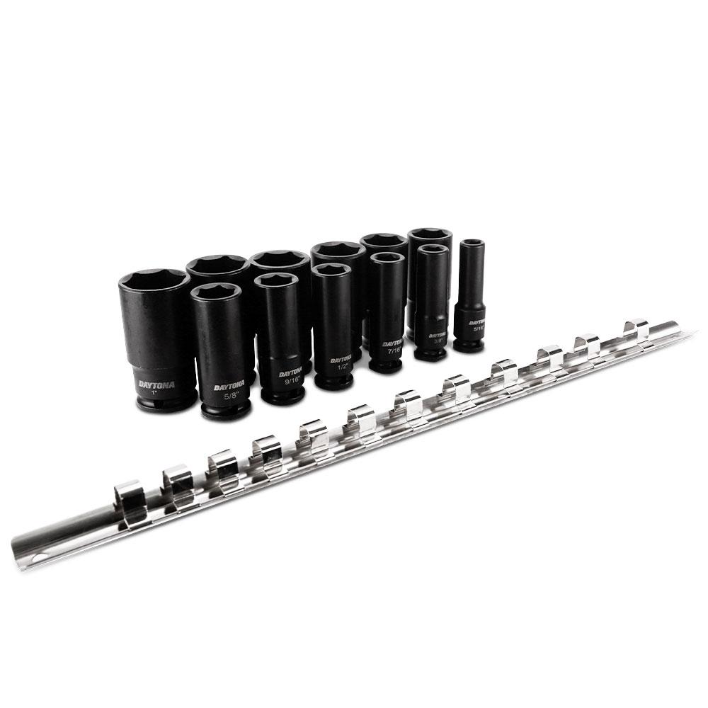 Daytona DDIM1238 12pce 3/8" Drive 5/16"-1" Imperial Deep Impact Socket Set