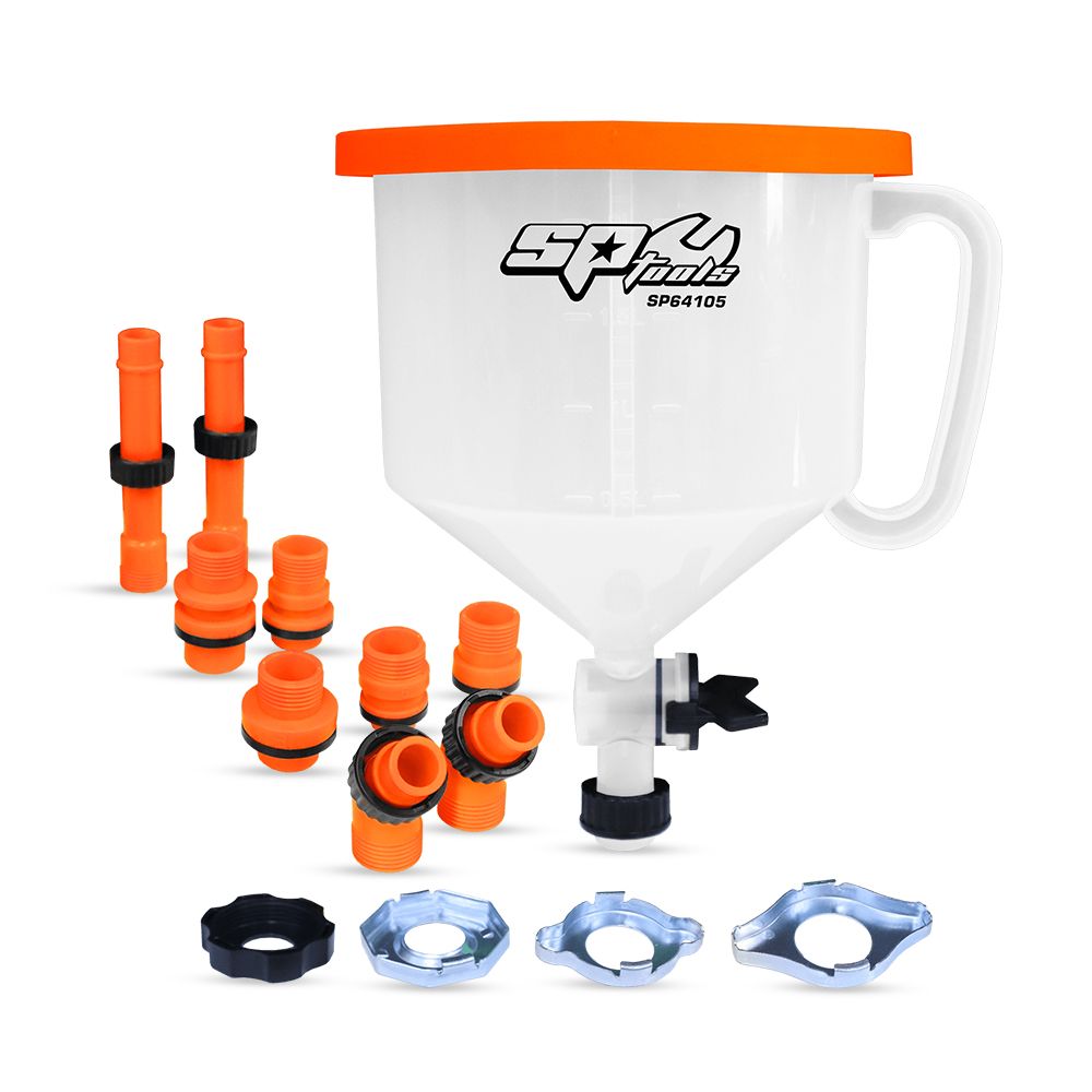 SP Tools SP64105 15pce Heavy Duty Coolant Funnel Set