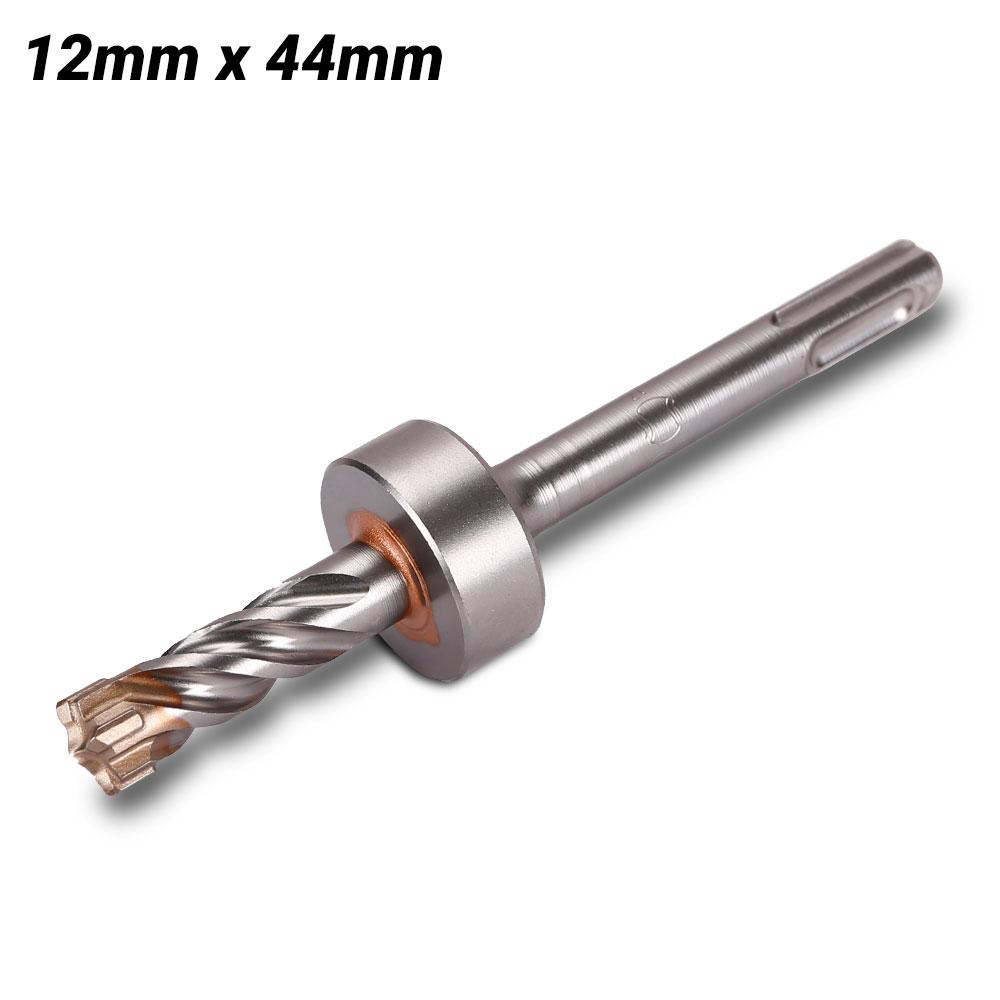 Xtorque XSD1244 Platinum 12mm x 44mm Stop Drill SDS Plus 4 Cutter Drill Bit - MADE IN GERMANY