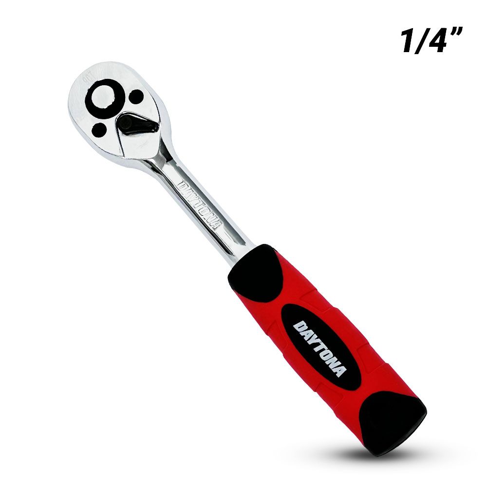 Daytona D14RH90SG 1/4" Drive 90T Reversible Ratchet with Soft Grip