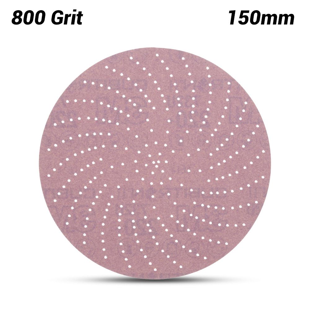 3M 7100335435 (60440618431) 150mm (6") Xtract Cubitron II 732U 800 Grit Clean Paper Sanding Disc
