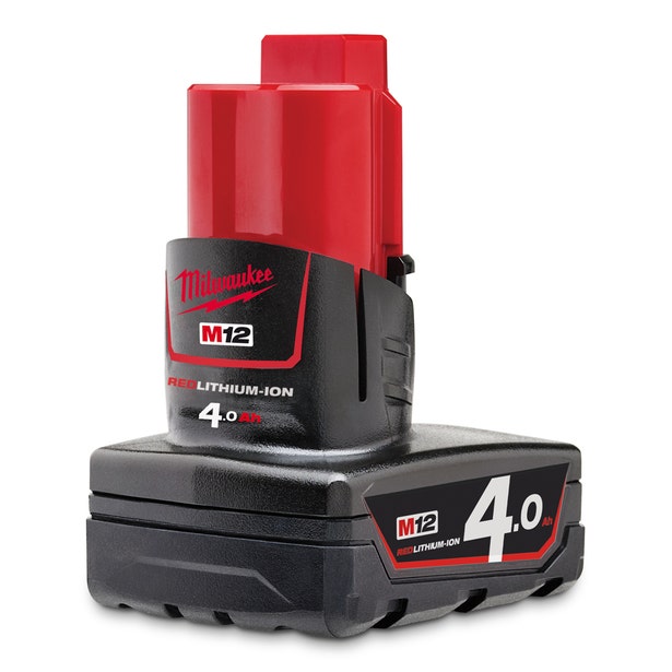 MILWAUKEE 12V RedLithium 4.0Ah Battery M12B4