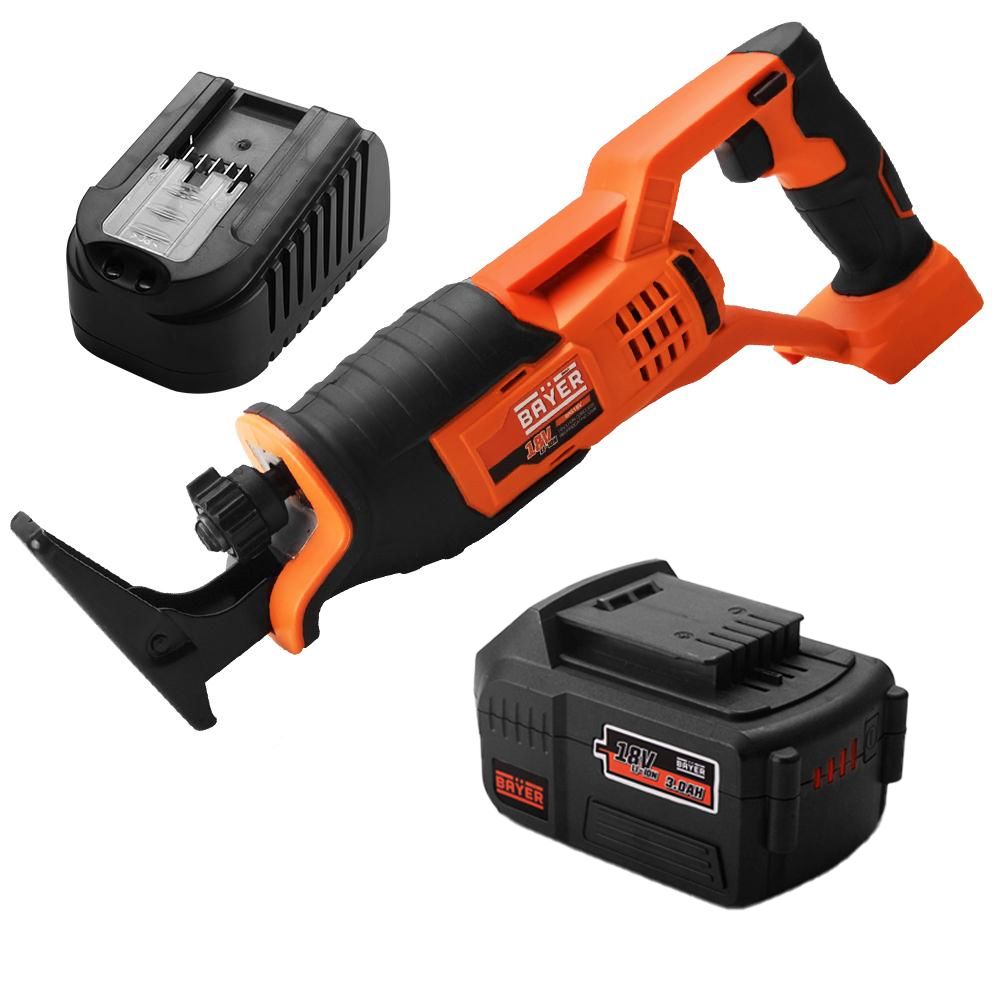 Bayer BAY105 18V 3.0Ah Li-Ion Cordless Reciprocating Saw Combo Kit