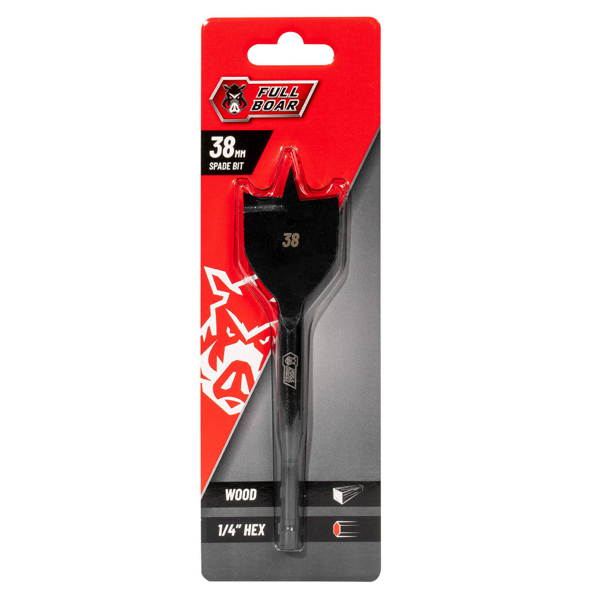 Full Boar 38mm Spade Bit FSB-38