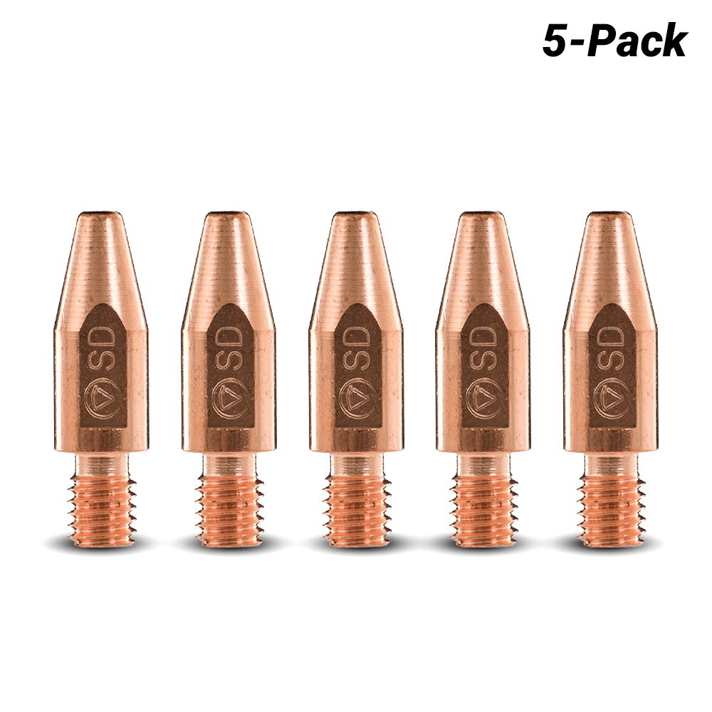 Kemppi CT09C1SD003BL5 5-Pack 0.9mm Contact Tip C1 STD M6 Blister GX/GF/GXE K5/8 Series Torch Pack