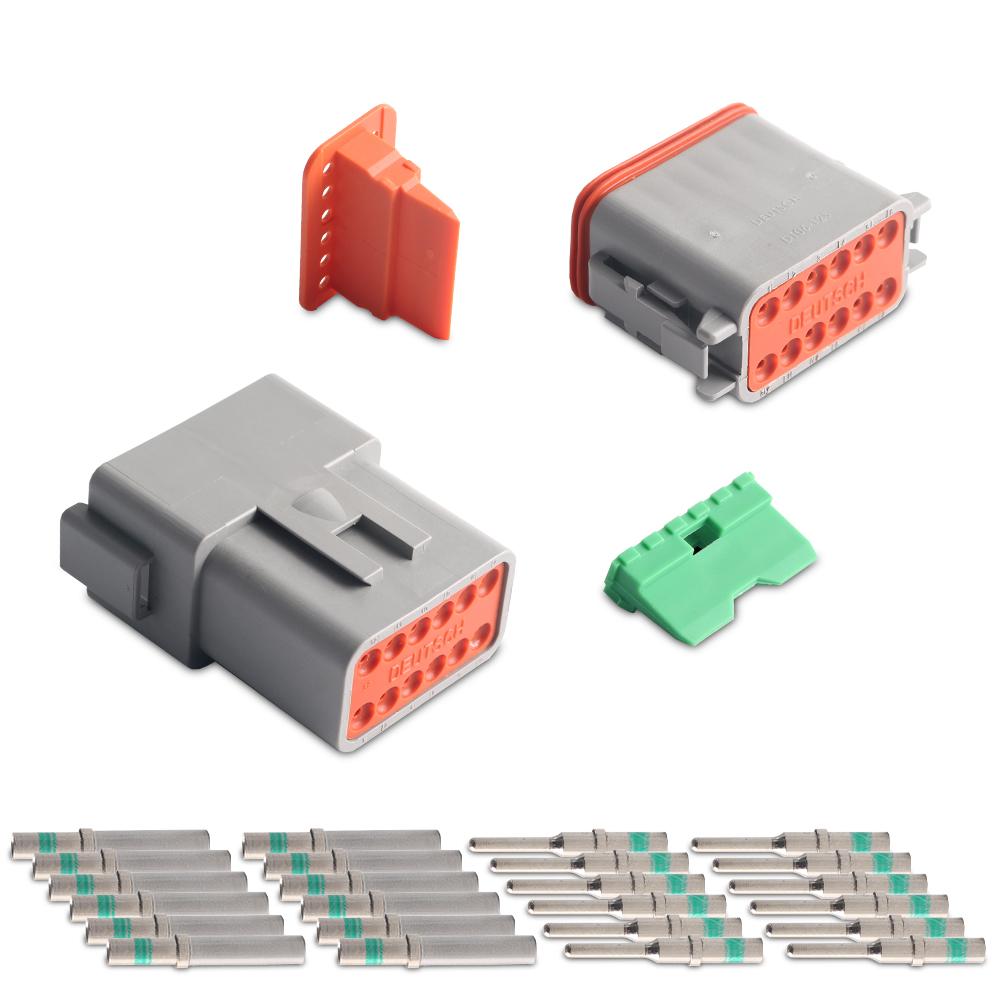Daytona DCON12P Deutsch Weatherproof 12 Pin DT Connector Kit