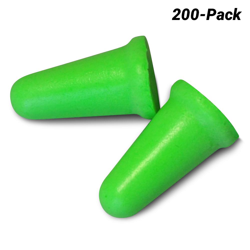 Maxisafe HEU652 200-Pack Class 4 22dB Disposable Unorded Bell Shaped Ear Plugs