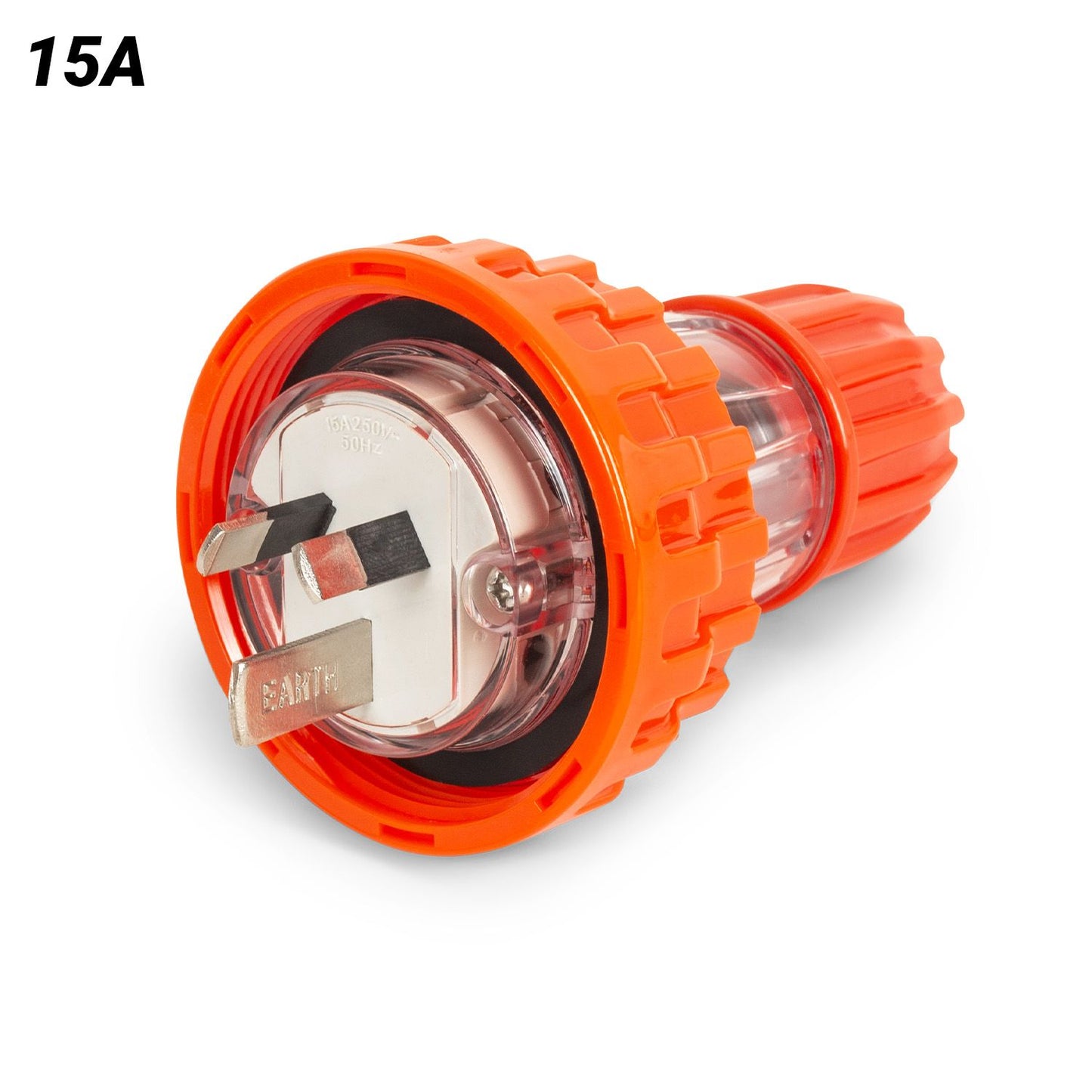 Bayer B3P15P Industrial 15AMP 250V Straight Flat Plug