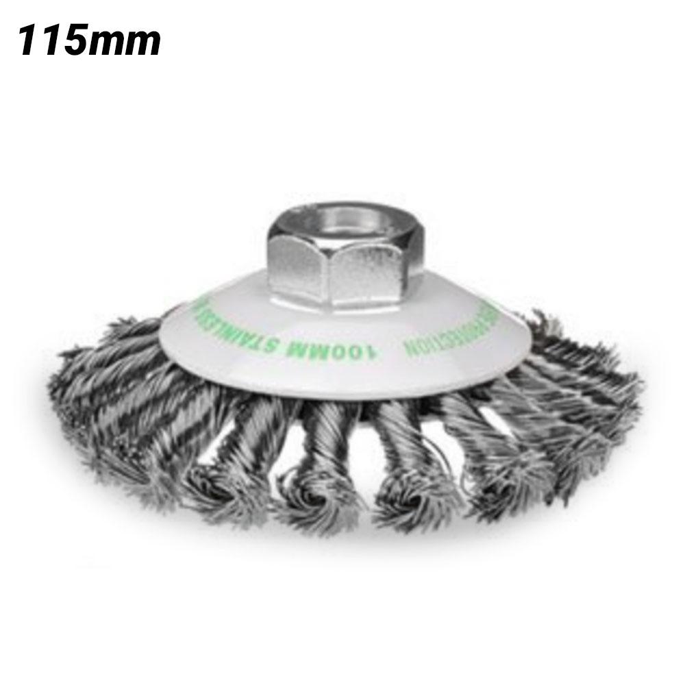 Bordo 5113-115-3.5 115mm 0.50mm Twist Knot Bevel Brush