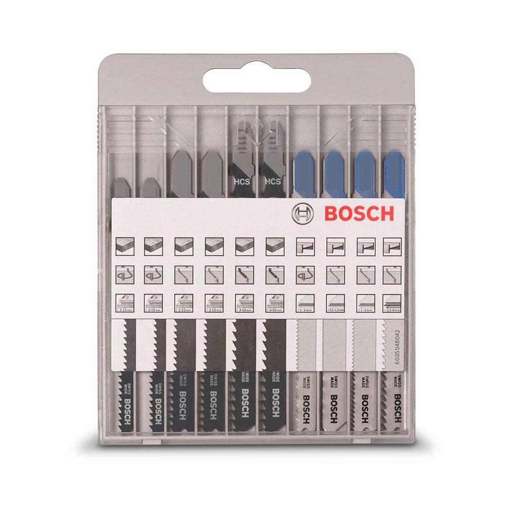 Bosch RB - 10ER SET (2.607.010.657) 10pce Jigsaw Blade Set