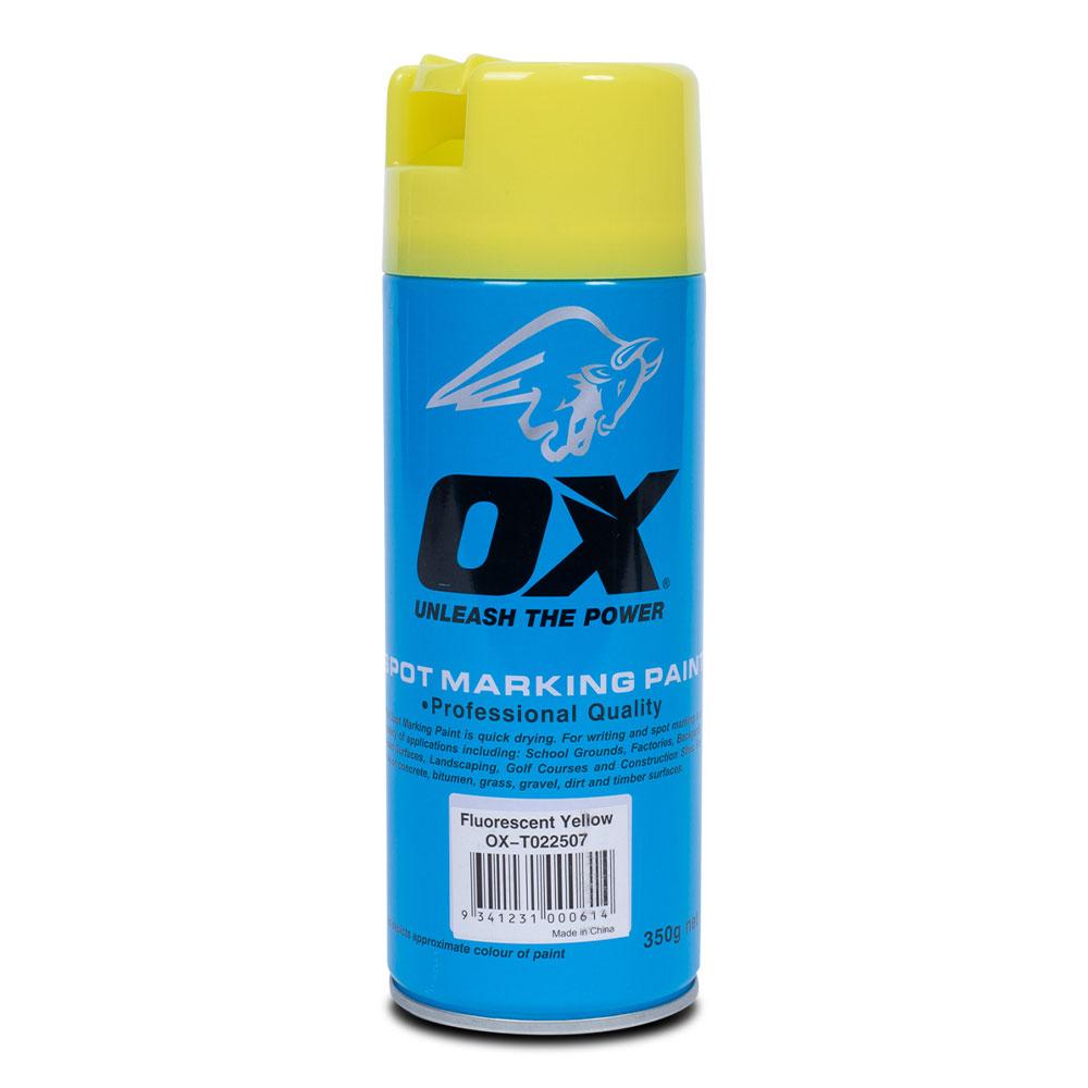OX Tools OX-T022507 Trade Fluro Yellow Spot Marking Paint