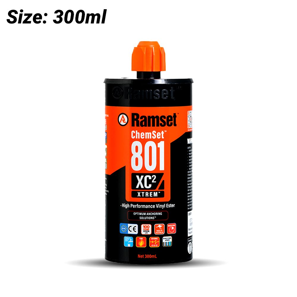 Ramset C801X380 380ml Chemset 801 XC2 Xtreme Vinyl Ester Anchoring Injection Adhesive