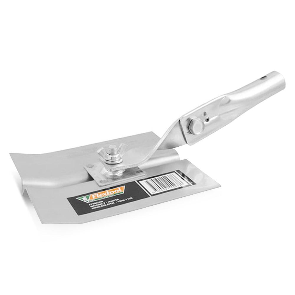 Flextool FT4702SW-UNIT 175mm x 150mm Stainless Steel Walking Vee Jointer Trowel