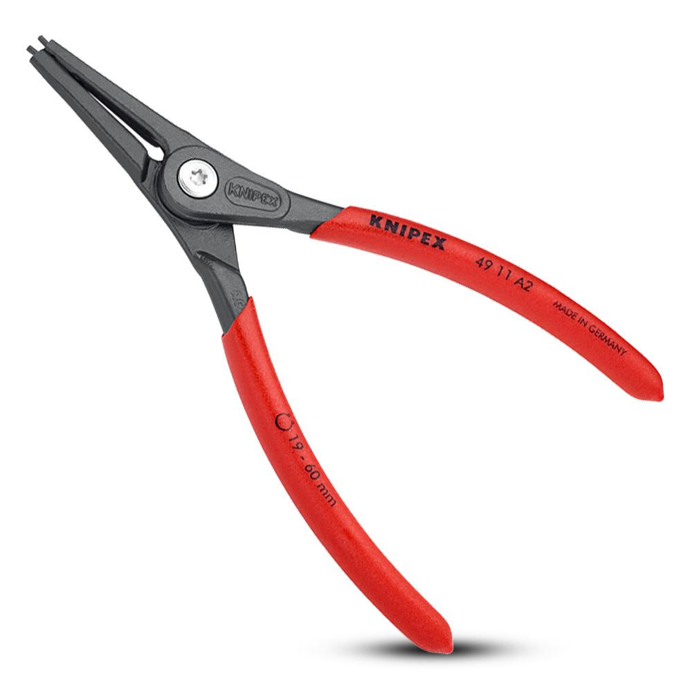 Knipex 4911A2SB 180mm Knipex Precision External Circlip Plier - MADE IN GERMANY