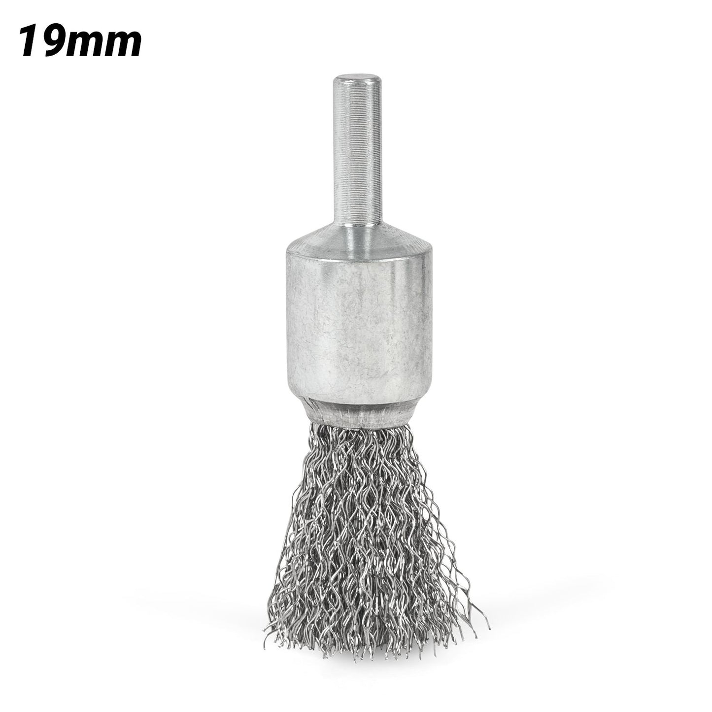 Xtorque XSB19H 19mm Steel Wire High Speed Crimp End Brush