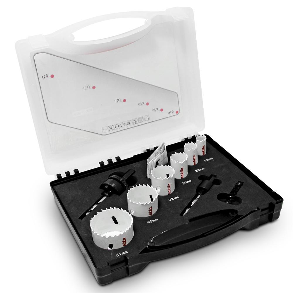 Makita  D-47123 Electrician 6pce Std Bi-Metal HoleSaw Set