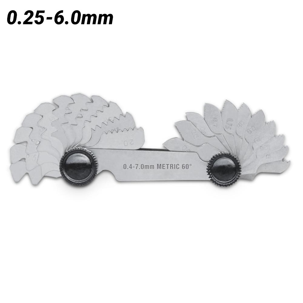 Accud AC-922-006-24 0.25-6.0mm 60º Metric Thread Gauge