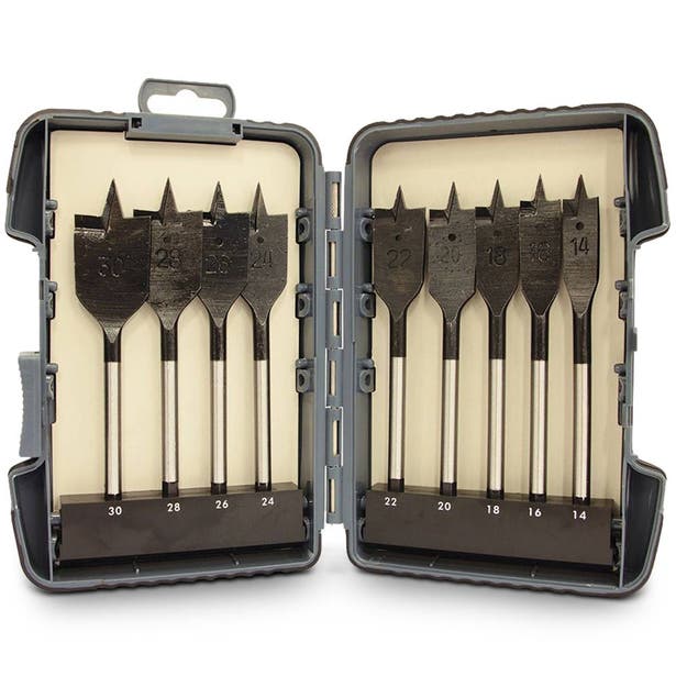 MAKITA 14-30mm Spade Bit Set - 9 Piece P-80802