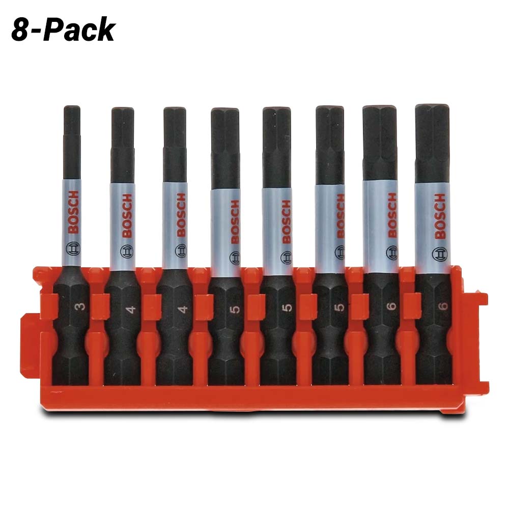 Bosch CCSHV208 (2.610.050.962) 8pce Impact Tough Modular Hex Screwdriver Bit Set