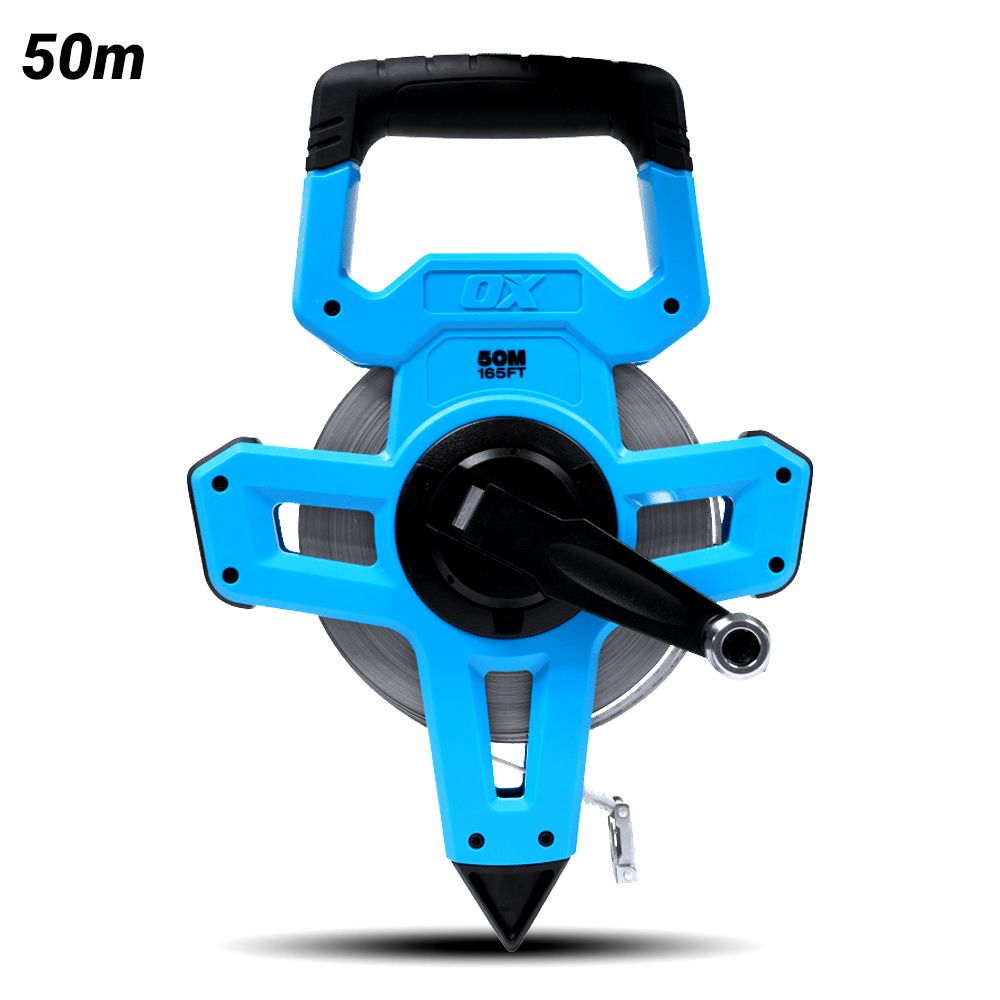 OX Tools OX-T507650 50m OX Trade Metric Open Reel Steel Blade Tape