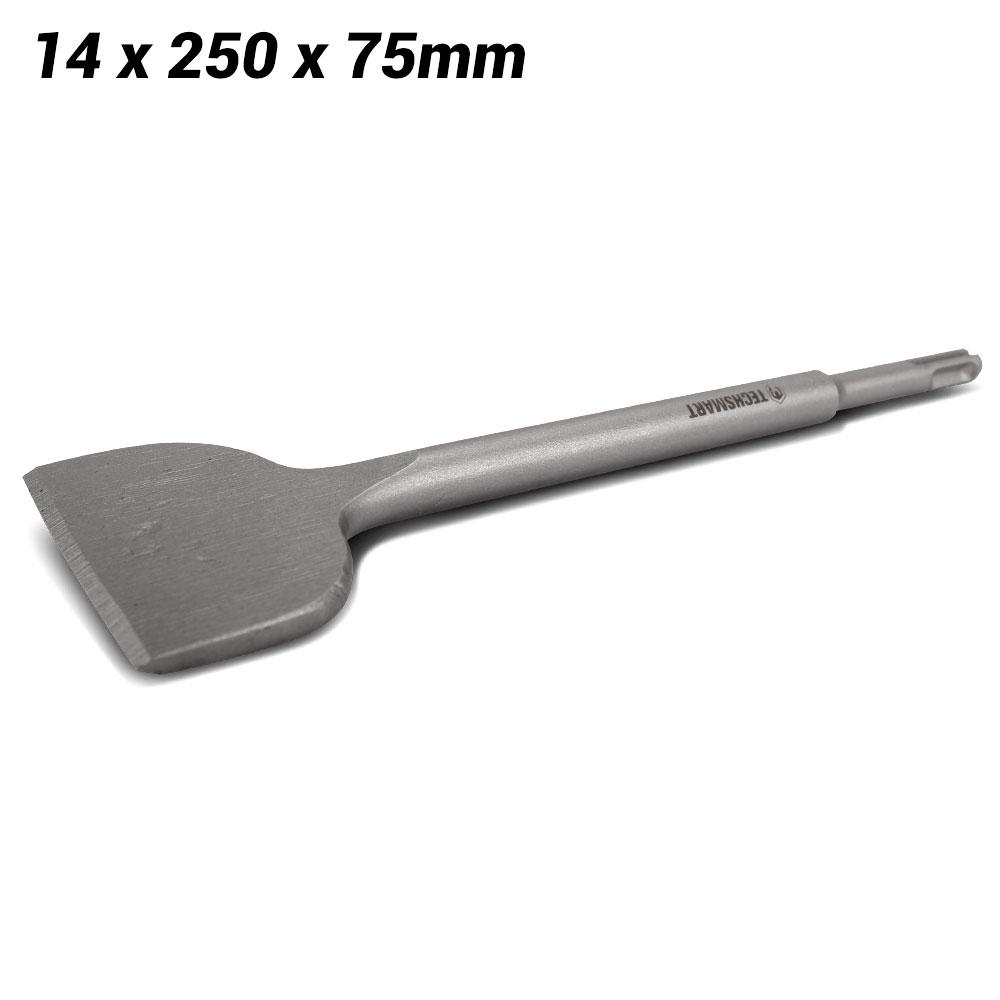 Techsmart TC2501475 14mm x 75mm x 250mm SDS Plus Round Chisel