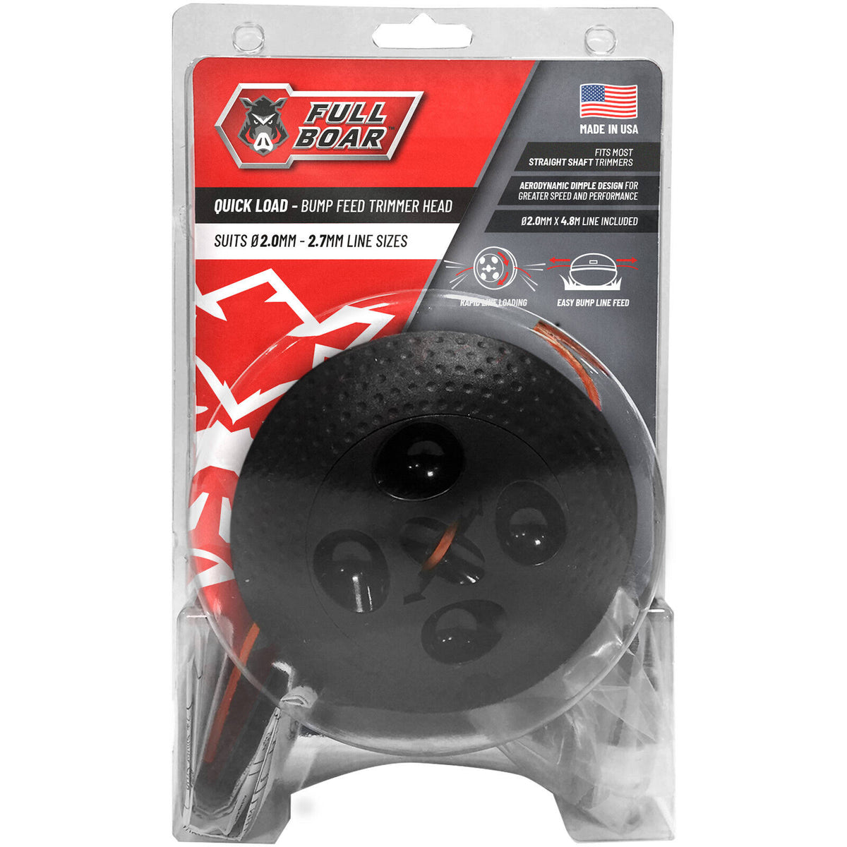 Full Boar Quick Load Bump Feed Trimmer Head FBTHBF-2027