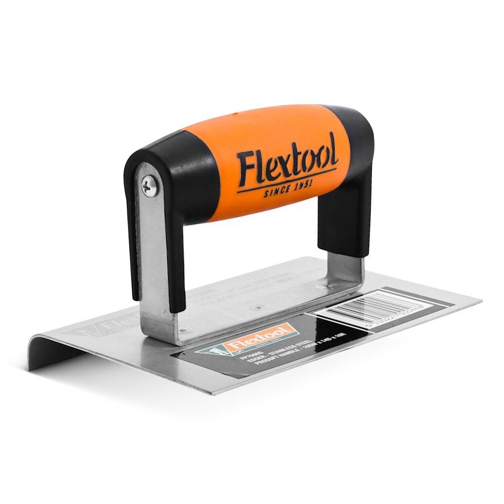 Flextool FT44008S-UNIT 75mm x 140mm Bull Nose Concrete Edger 19mm Radius