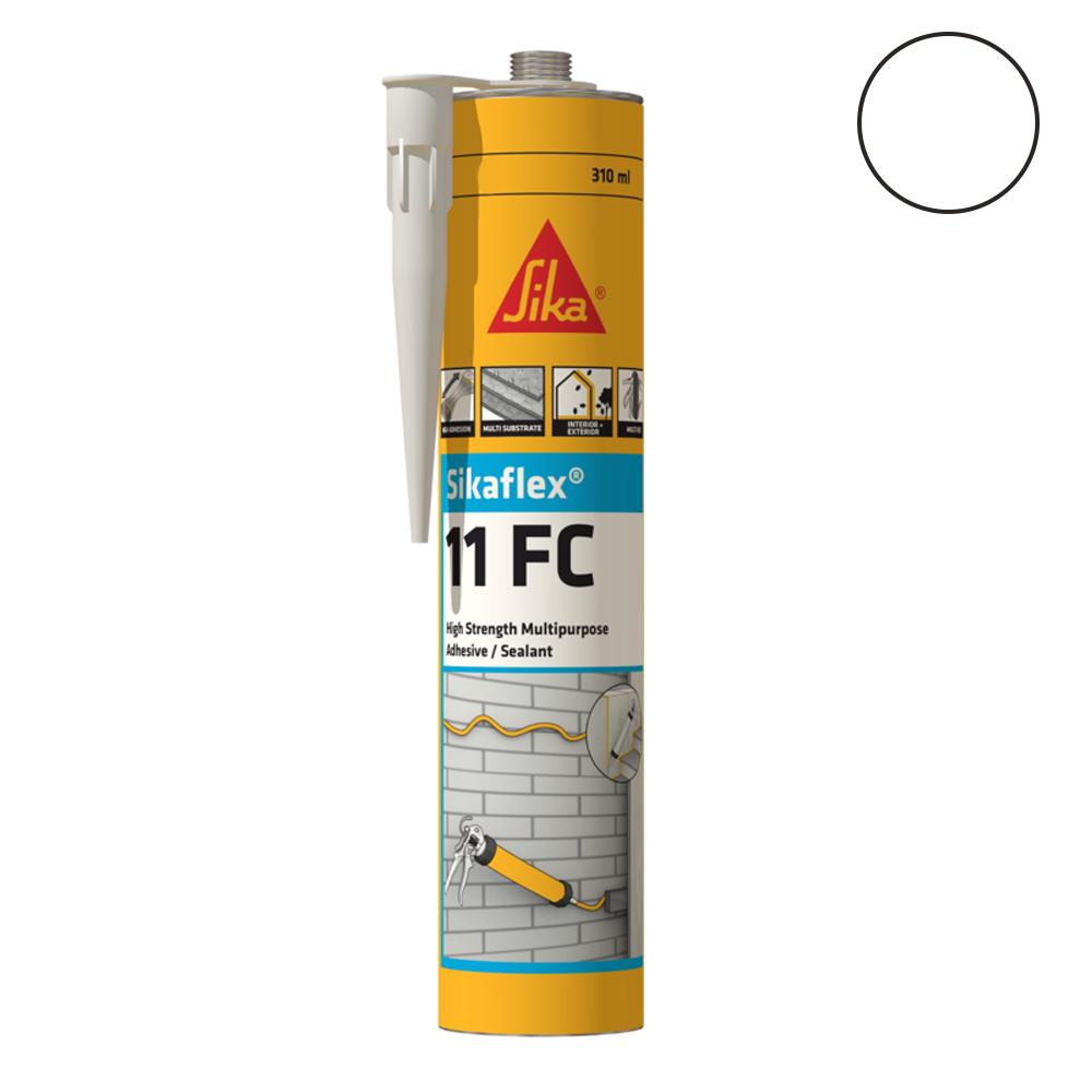 Sika 519878 310g SikaFlex 11FC Polyurethane Adhesive Cartridge - White