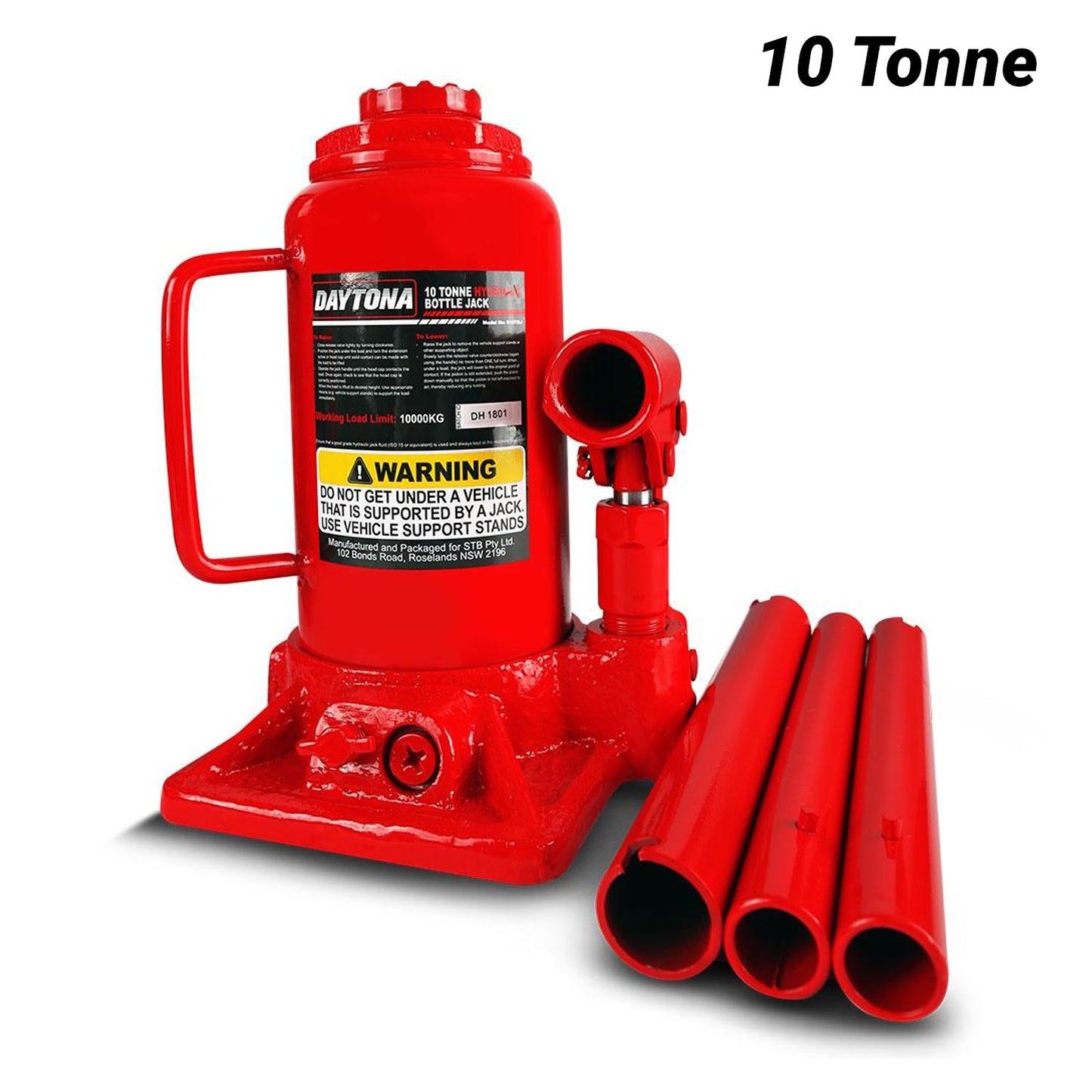 Daytona D10TBJ 10 Tonne Hydraulic Bottle Jack