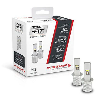 Speaker H3 LED Direct Fit Bulb Kit 12/24V 5700K 999003