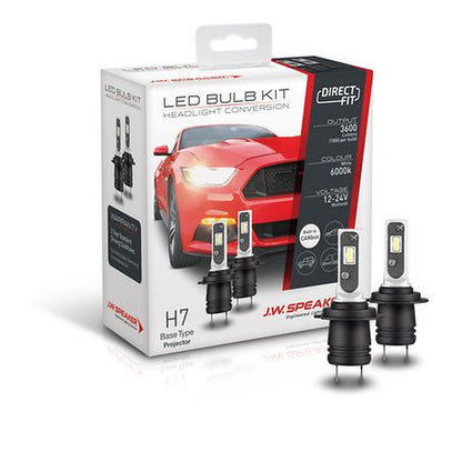 Speaker H7 LED Direct Fit Bulb Kit 12/24V 5700K Projector 999007P