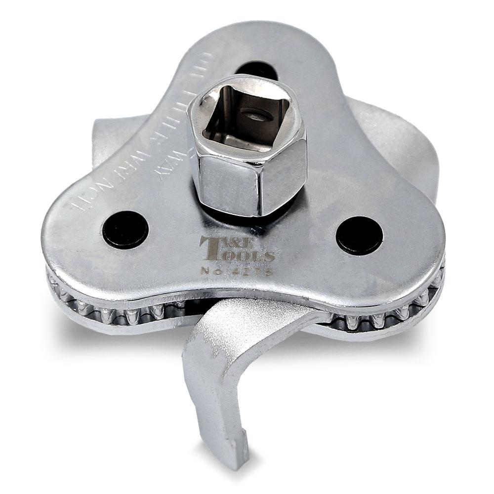 T&E Tools 4278 Two Way Spider Oil Filter Wrench