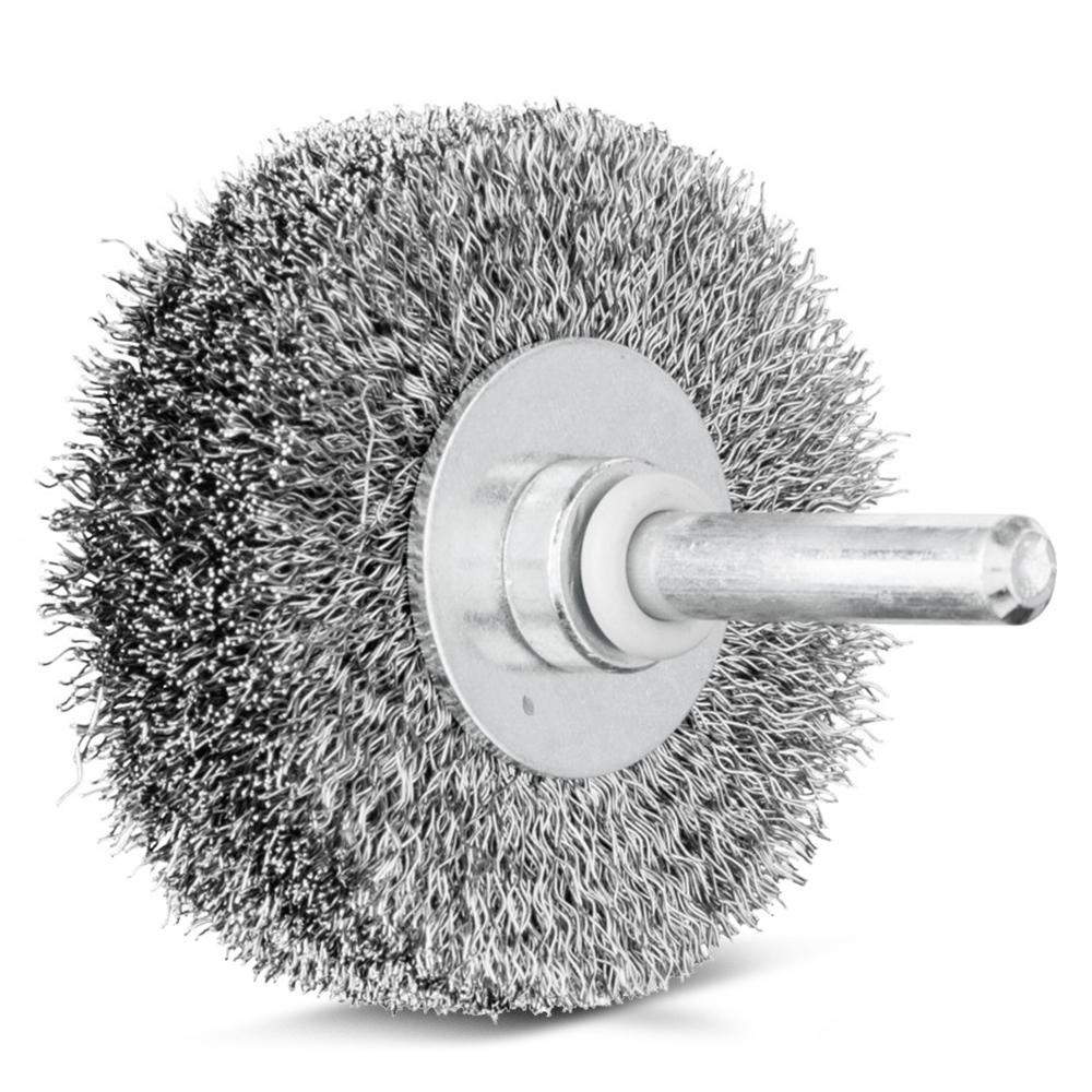 PFERD 43701013 50mm (2") Crimped Steel Wire Wheel Brush 6mm Shaft