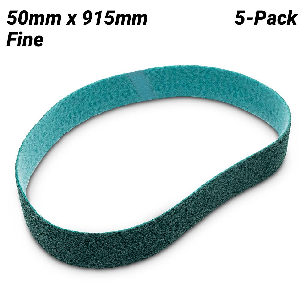 Sia Abrasives F03E0266DR 5-Pack 50mm x 915mm Fine Alumina Oxide SCM Sanding Belt