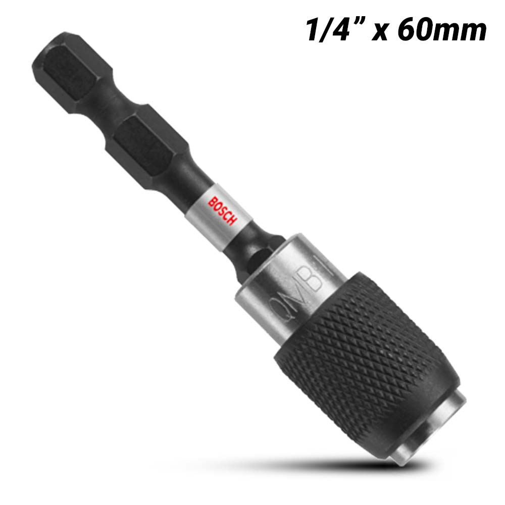 Bosch ITBHQC201 (2.610.039.563) 1/4" x 60mm Impact Tough Quick-Change Magnetic Bitholder