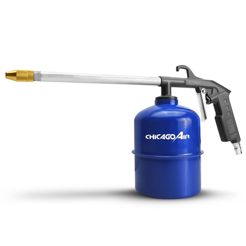 Chicago Air CAAWG 1000mL Suction Feed Long Nozzle Degreasing Gun with Nozzle