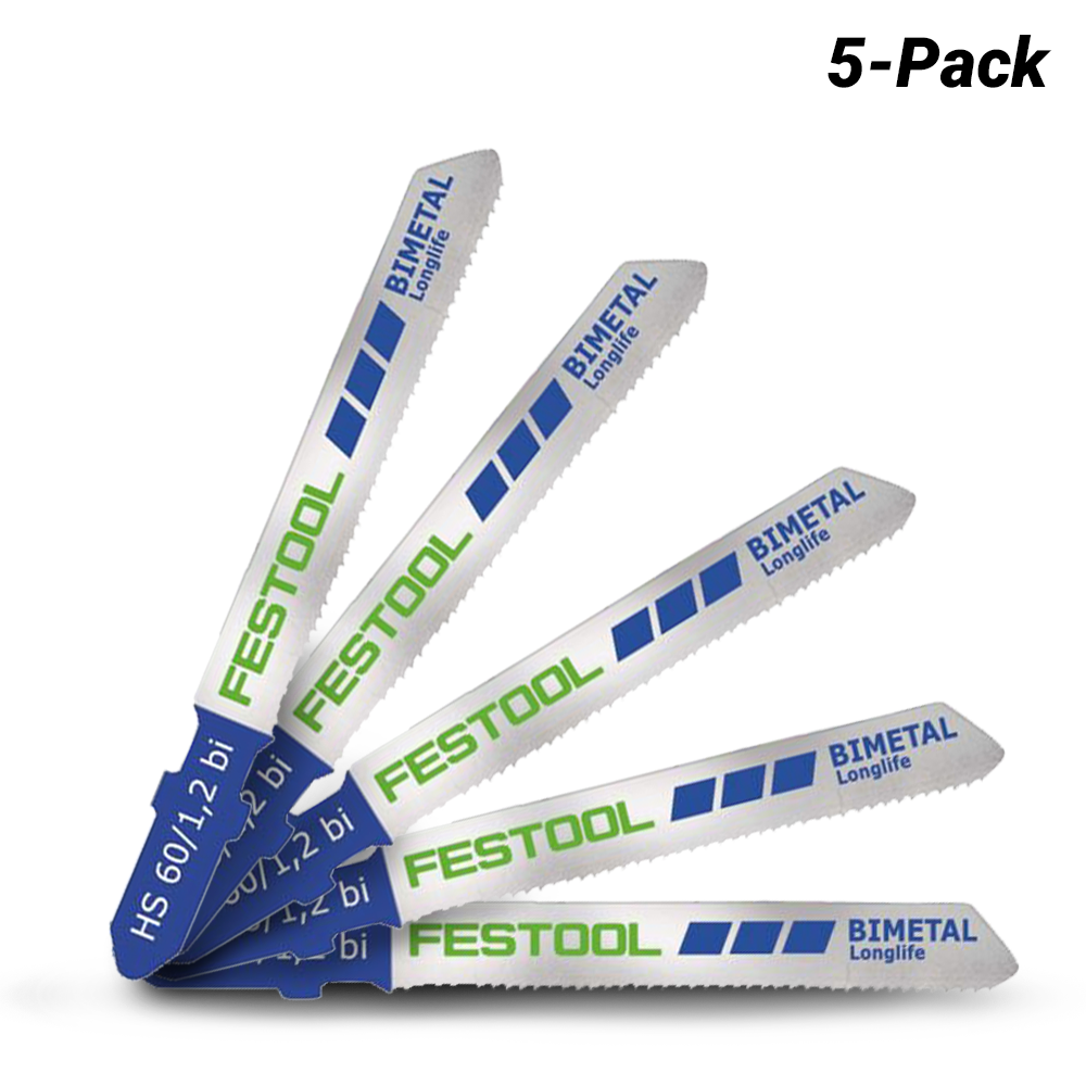 Festool 204272 (204272) 5-Pack 105mm x 1mm HS Aluminium Jigsaw Blade