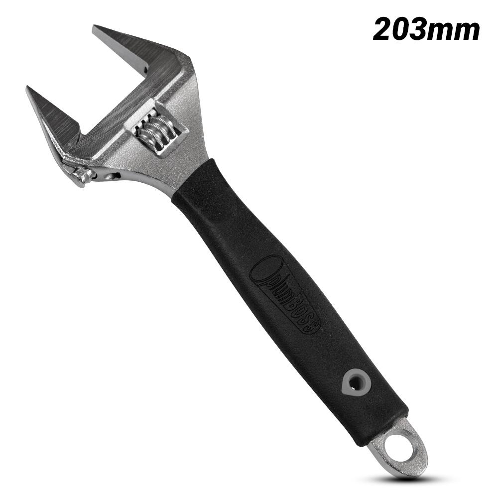 PlumBOSS AW-XWO-08 203mm Extra Wide 38mm Adjustable Wrench
