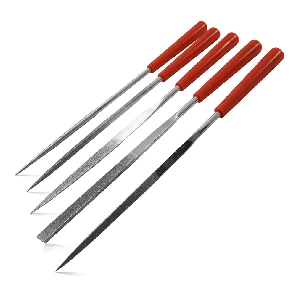 Intech FTDNF5 5 Pce Diamond Needle File Set