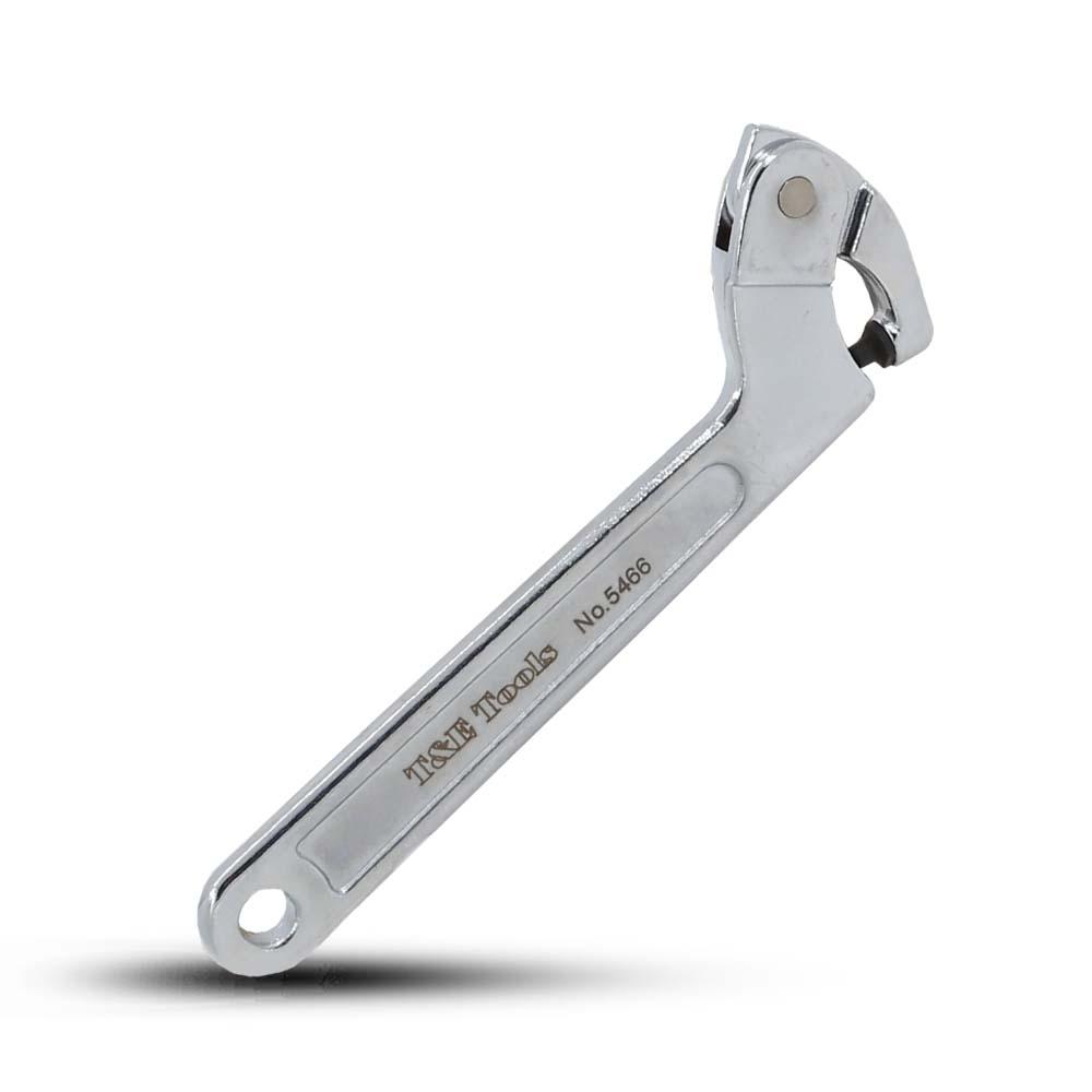 T&E Tools 5466 45mm - 75mm Pin Type C-Hook Wrench