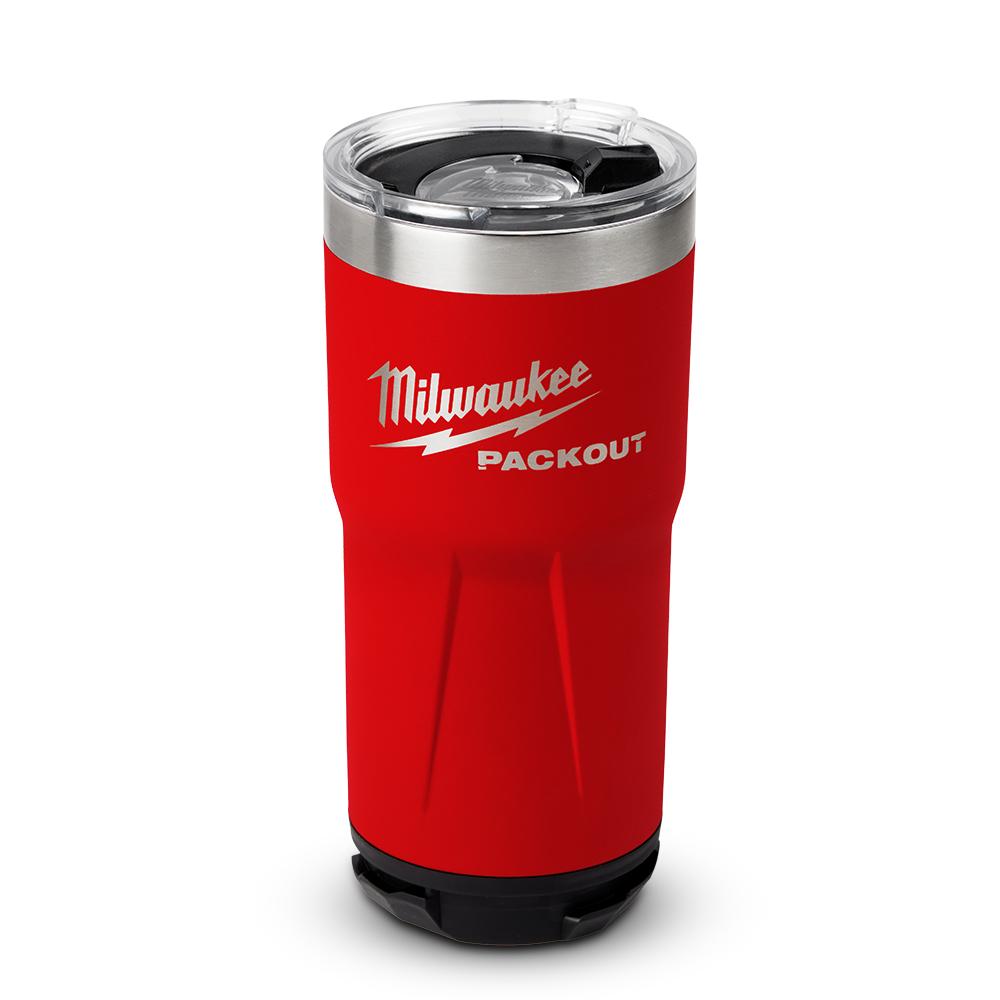 Milwaukee 48228392R 590ml PACKOUT Double Wall Vacuum Insulated Stainless Steel Tumbler
