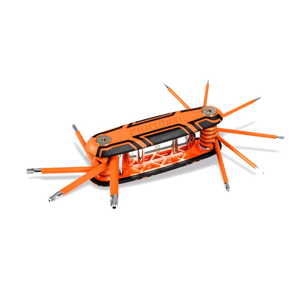 Kincrome K5393 10pce Folding Tamperproof TORX Set - Orange