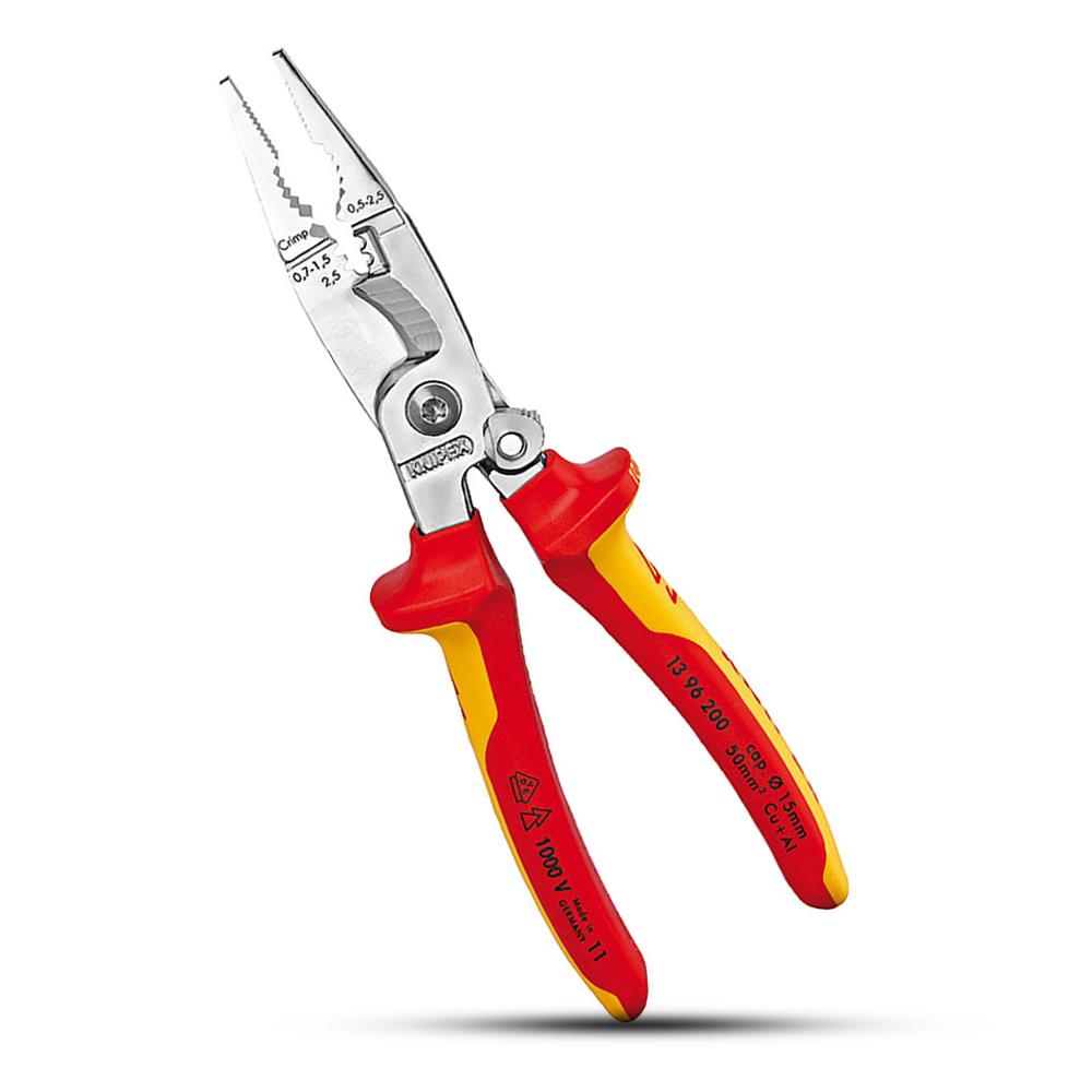 Knipex 1396200SB 1000V VDE Installation Pliers with Catch