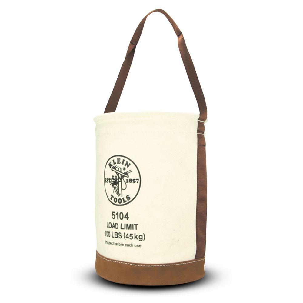 Klein A-5104 Leather-Bottomed Bucket Tool Bag