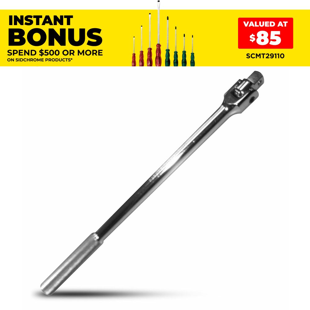 Sidchrome SCMT15954 3/4" Square Drive 500mm Adjustable Offset Handle