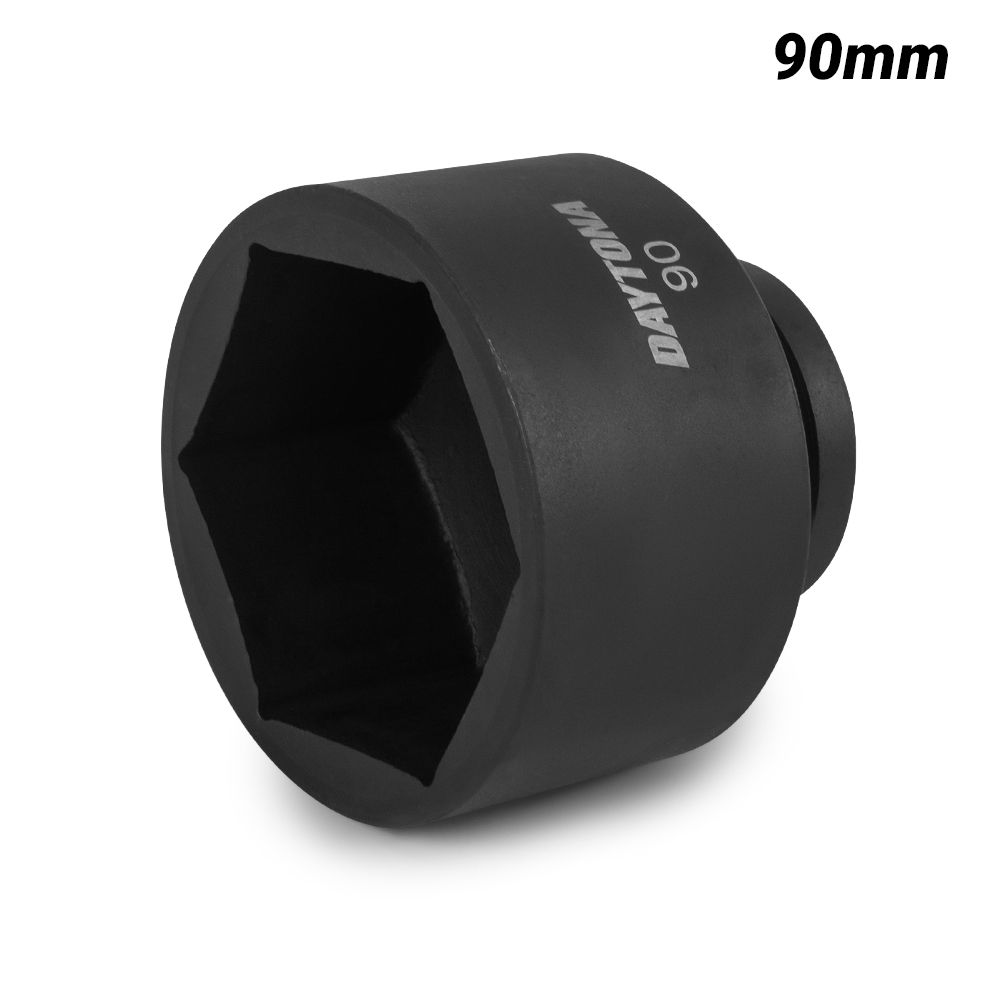 Daytona D1S90MM 90mm 1" Drive 6 Point Metric Impact Socket