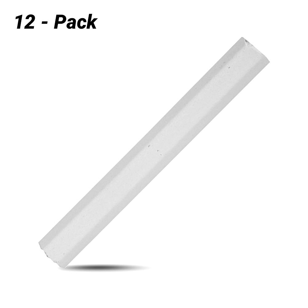 OX Tools OX-T024706 12-Pack Trade Lumber Crayons - White