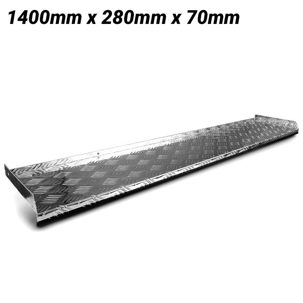 Daytona LF1400 1400mm x 280mm x 70mm Aluminium 3mm Thick Shelf Kit