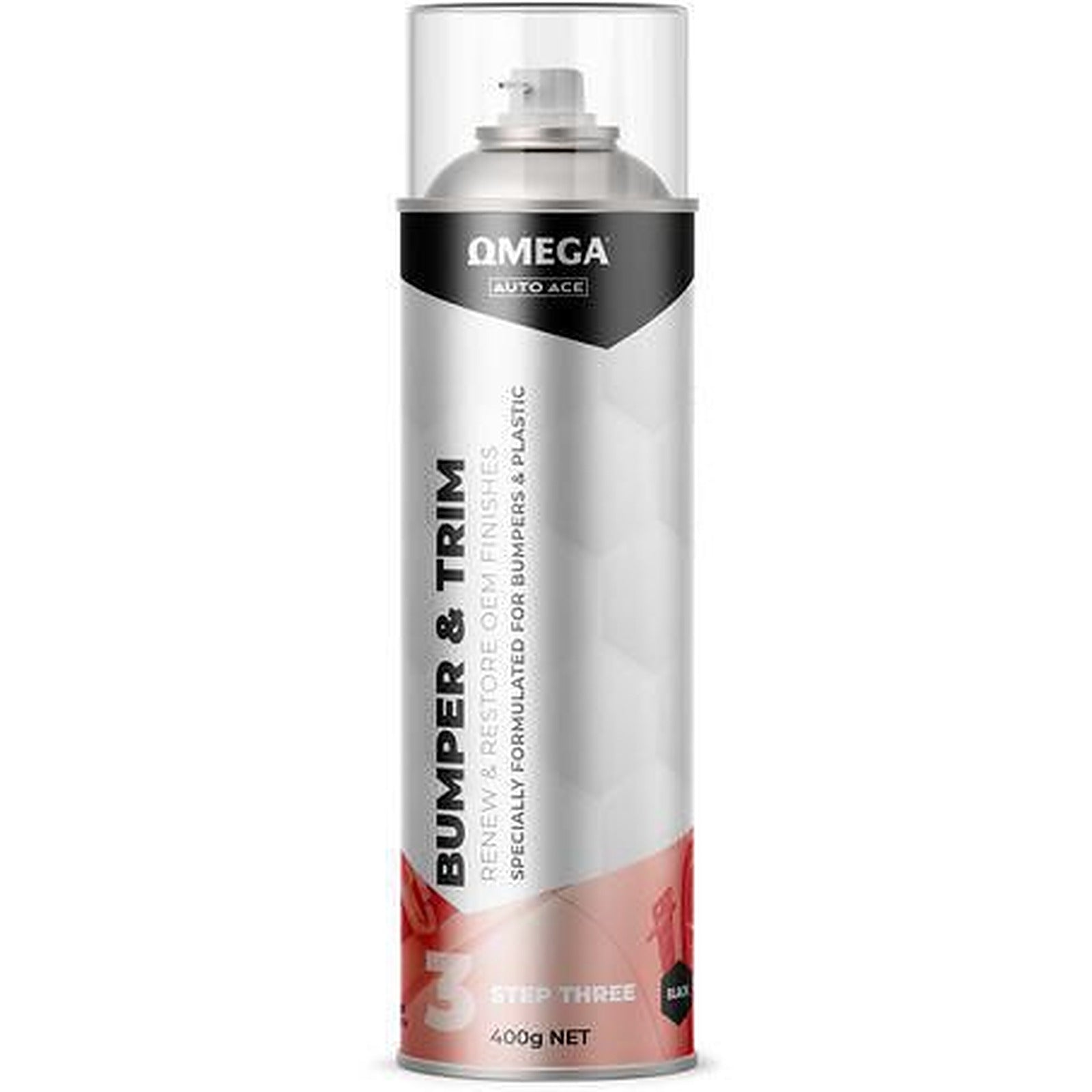 Omega Bumper And Trim Black 400g AA-BTB400G