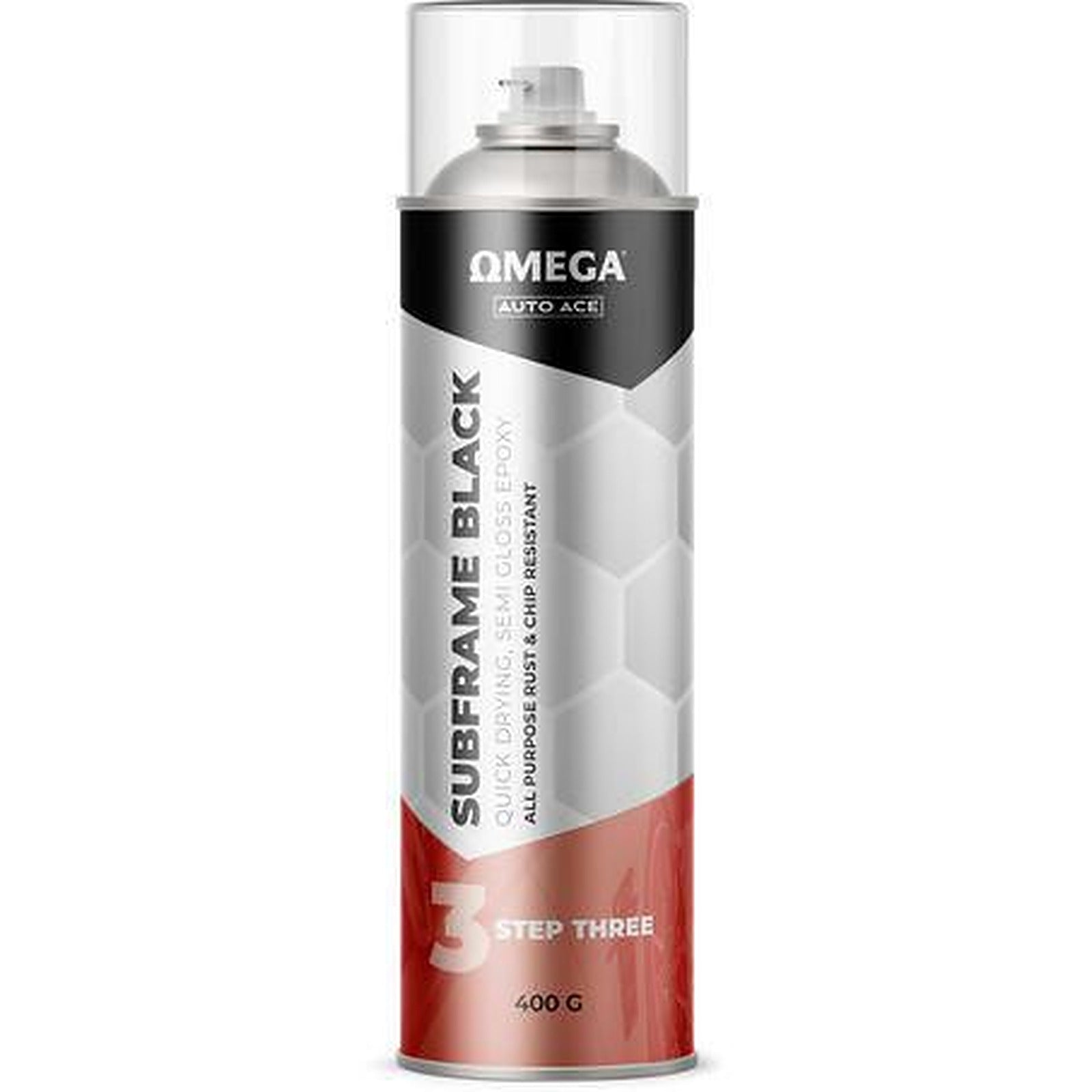 Omega Subframe Black Spray 400g AA-SB400G